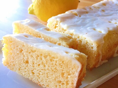 家庭菜園のレモンを使用☆レモンパウンドケーキ